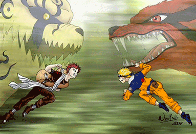 Naruto vs Gaara